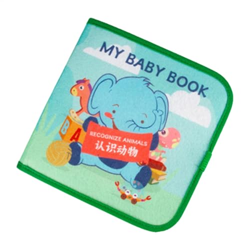 Dgkdek Soft Fabric Baby Book, Touch and Feel Book, Interactive, Interaktives Spiel, Sensorische Entwicklung, 21x21x2cm, Für, Mädchen 0-3 Jahre von Dgkdek