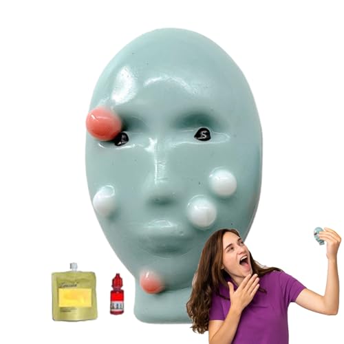 Pimple Popper, Pickle Poping Fidget, Seltsamer Alien -Popper, Wiederverwendbar Und Leicht Zu Reinigen, Kann Es Lang Nicht Einfach Zu Brechen, Um 7,5 cm Für Kinder, Erwachsene Zu Brechen von Dgkdek