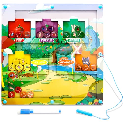 Dhnvcud Holz Magnetische Montessori Spielzeug ab 2 3 4 5 6 Jahre, Sortierspiel Holzspielzeug Lernspielzeug Geschenk für Mädchen Jungen, Fördert Konzentration Geschicklichkeit Feinmotorik Dhnvcud Holz Magnetische Montessori Spielzeug ab 2 3 4 5 6 Jahre, Sortierspiel Holzspielzeug Lernspielzeug Geschenk für Mädchen Jungen, Fördert Konzentration Geschicklichkeit Feinmotorik von Dhnvcud