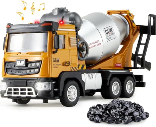 Dhqkqg Baustellen Fahrzeuge Spielzeug Set, 1:40 Metall Baufahrzeuge LKW Auto Spielzeug von Dhqkqg