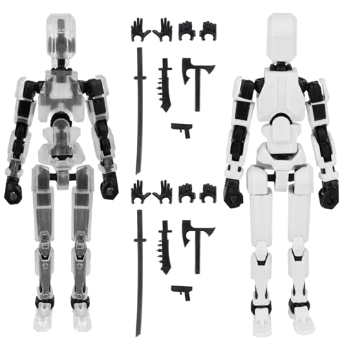 Dhqkqg T13 Action Figure, T13 Actionfigur, 3D Druck von beweglichen Figuren mit Mehreren Gelenken, Roboter Actionfigur, Desktop Dekorationen von Dhqkqg