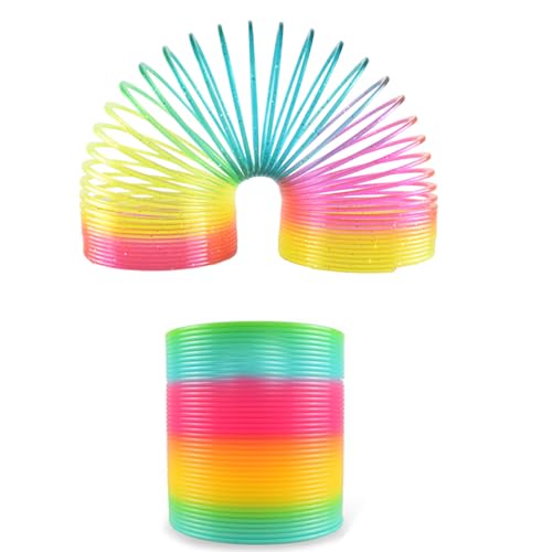 DiBaiHuiHomer Regenbogenspirale für Kinder,Spirale Kinderspielzeug,Treppenläufer spirale,Treppenläufer Spirale für Kinder,Spirale Spielzeug für Mädchen & Jungen - Kindergeburtstag Mitgebsel(2 Stück) DiBaiHuiHomer Regenbogenspirale für Kinder,Spirale Kinderspielzeug,Treppenläufer spirale,Treppenläufer Spirale für Kinder,Spirale Spielzeug für Mädchen & Jungen - Kindergeburtstag Mitgebsel(2 Stück) von DiBaiHuiHomer