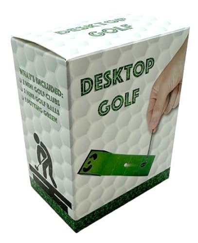 Diabolical DP1362 Desktop-Golf – Golf-Geschenke für Herren, lustiges Golf-Geschenk für Männer, Vatertagsgeschenke, Wichtelgeschenke für Arbeitskollegen unter 4,5 kg von Diabolical