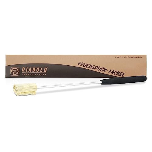 Diabolo Freizeitsport Feuerspuckfackel schwarz - Fackel zum Feuerspucken, 40cm Länge, Aluminium Zip Fackel mit Kevlar Dochtband, Lange Brenndauer & Haltbarkeit Diabolo Freizeitsport Feuerspuckfackel schwarz - Fackel zum Feuerspucken, 40cm Länge, Aluminium Zip Fackel mit Kevlar Dochtband, Lange Brenndauer & Haltbarkeit von Diabolo Freizeitsport