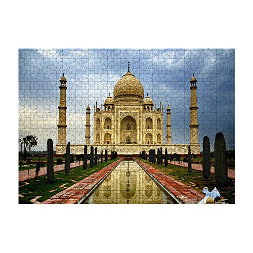 Diadia_Home Puzzle 1000 Teile- 1000 Stück Spiel Puzzles für Erwachsene Kinder, Geschicklichkeitsspiel für die Ganze Familie, Dekompression der Erwachsenen (Taj Mahal) von Diadia_Home