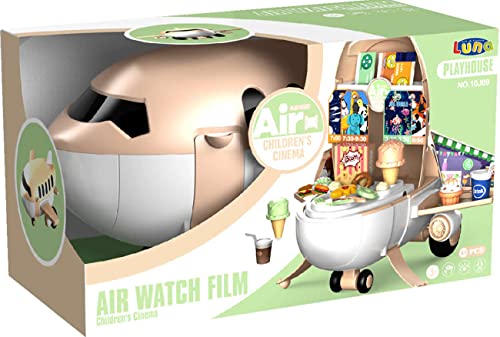 Diakakis Luna Flugzeug Kino Kinder Spielset 51-TLG. mit Snacks EIS Süßigkeiten Süßwaren Diakakis Luna Flugzeug Kino Kinder Spielset 51-TLG. mit Snacks EIS Süßigkeiten Süßwaren von Diakakis