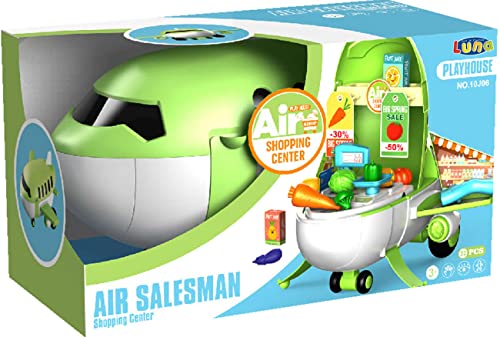 Diakakis Luna Flugzeug Supermarkt Kinder Spielset 32-TLG. Discounter mit Lebensmitteln Diakakis Luna Flugzeug Supermarkt Kinder Spielset 32-TLG. Discounter mit Lebensmitteln von Diakakis