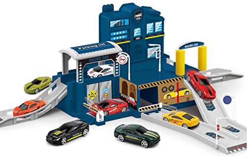 Diakakis Luna Parkgarage Rennwagen 33-tlg. Autospiel-Set mit 2 Ebenen Rennautos Sportwagen Diakakis Luna Parkgarage Rennwagen 33-tlg. Autospiel-Set mit 2 Ebenen Rennautos Sportwagen von Diakakis