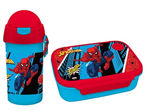 Diakakis Spiderman Spider Man - Lunch Set - Brotdose + Trinkflasche von Diakakis