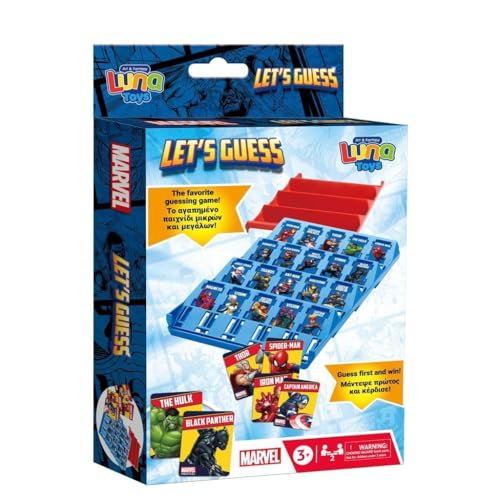 Diakakis The Favorite Guessing Game! Marvel Avengers Brettspiel | Guess Who Guardians of the Galaxy and Wakanda Forces | Tolles Geschenk für Kinder ab 3 Jahren Diakakis The Favorite Guessing Game! Marvel Avengers Brettspiel | Guess Who Guardians of the Galaxy and Wakanda Forces | Tolles Geschenk für Kinder ab 3 Jahren von Diakakis