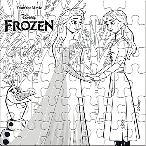 Luna 2in1 Puzzle Malpuzzle Kinderpuzzle Frozen 2 24-TLG. Hochformat 13 x 48 cm von Diakakis