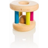 Pfingstweid - Greifling Rolli aus Ahorn mit bunten Elementen und einer beweglichen Kugel aus Buche, Holz Pfingstweid - Greifling Rolli aus Ahorn mit bunten Elementen und einer beweglichen Kugel aus Buche, Holz von Diakonie Pfingtweid e.V.