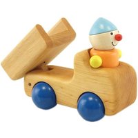 Pfingstweid - Kipper Benjamin aus Erle mit flexiblem Stehwicht Moni, Räder aus Buche, Holz von Diakonie Pfingtweid e.V.