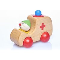 Pfingstweid - Saniwicht aus Erle mit Hupe und Rädern aus Buche Pfingstweid - Saniwicht aus Erle mit Hupe und Rädern aus Buche von Diakonie Pfingtweid e.V.