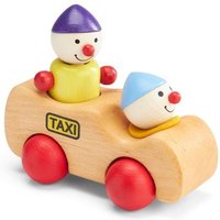 Pfingstweid - Taxiwicht aus Erle mit Wicht und mit flexiblem Stehwicht Manu und Rädern aus Buche, Holz von Diakonie Pfingtweid e.V.