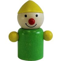 Pfingstweid - Wicht Benni grün/gelb aus Buche, Holz Figur von Diakonie Pfingtweid e.V.