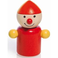 Pfingstweid - Wicht Flori rot aus Buche, Holz Figur von Diakonie Pfingtweid e.V.