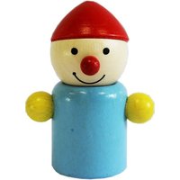 Pfingstweid - Wicht Marco blau/rot aus Buche, Holz Figur von Diakonie Pfingtweid e.V.