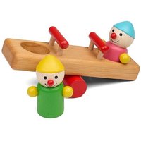 Pfingstweid - Wicht-Wippe Gabi aus Erle mit flexiblen Stehwichten Heike und Benni, Holz von Diakonie Pfingtweid e.V.