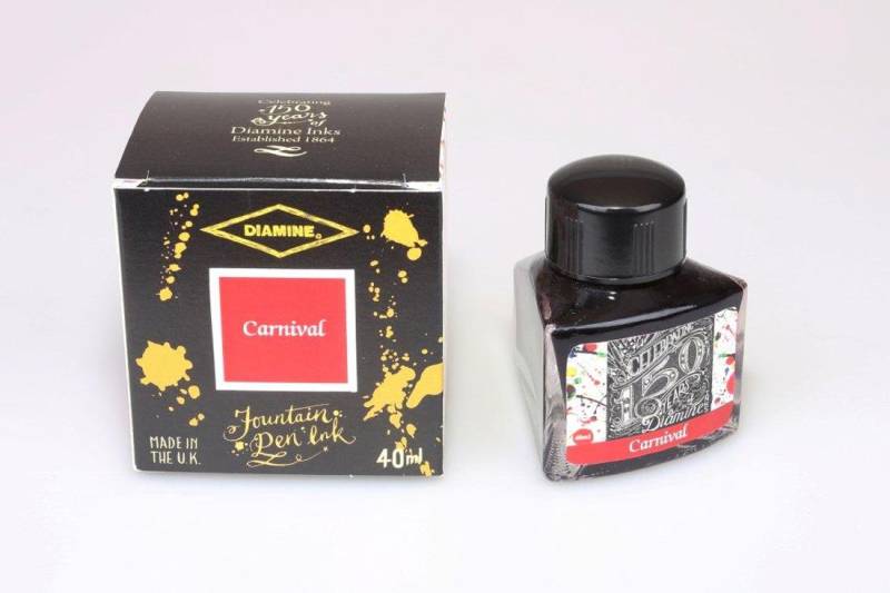 Diamine Tintenfass 150th Anniversary Carnival 40ml von Diamine