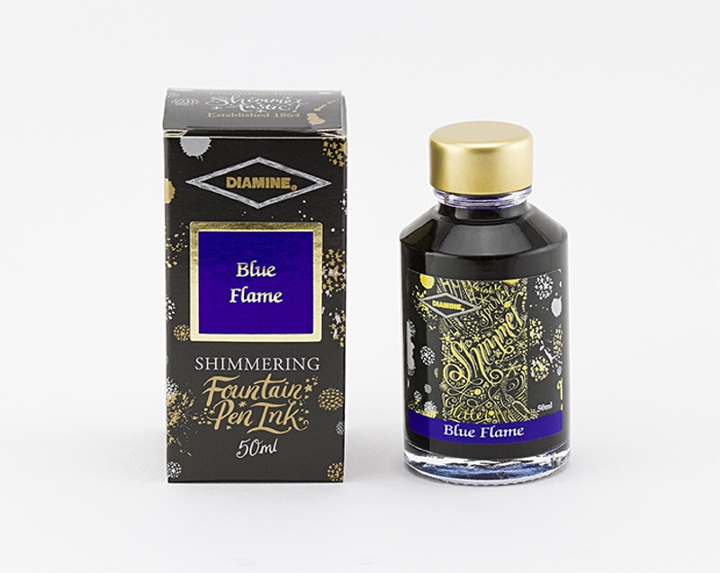 Diamine Tintenfass Shimmering Blue Flame 50ml Diamine Tintenfass Shimmering Blue Flame 50ml von Diamine