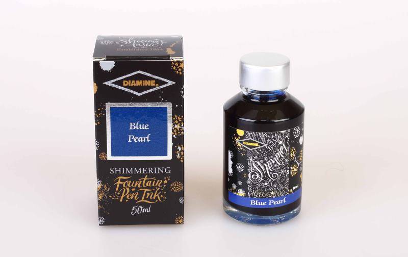 Diamine Tintenfass Shimmering Blue Pearl 50ml Diamine Tintenfass Shimmering Blue Pearl 50ml von Diamine