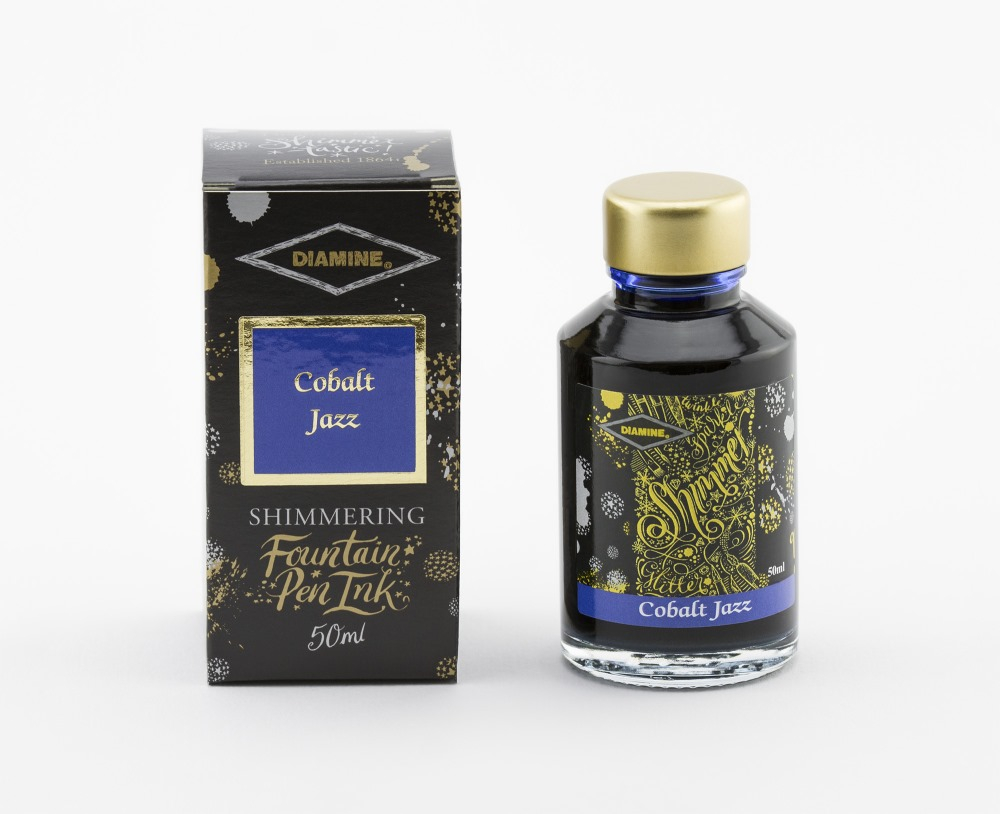 Diamine Tintenfass Shimmering Cobalt Jazz 50ml Diamine Tintenfass Shimmering Cobalt Jazz 50ml von Diamine