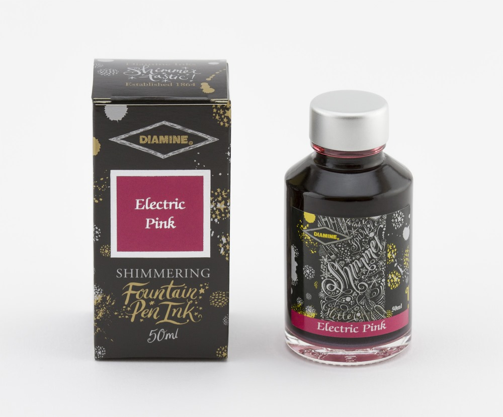 Diamine Tintenfass Shimmering Electric Pink 50ml Diamine Tintenfass Shimmering Electric Pink 50ml von Diamine