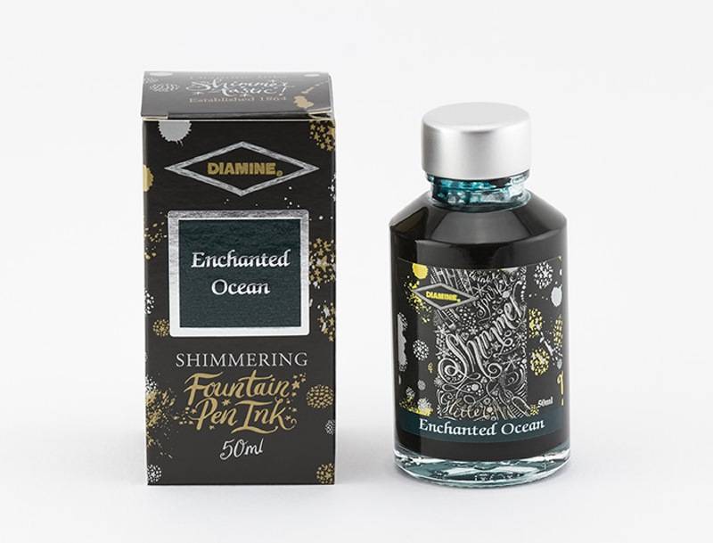 Diamine Tintenfass Shimmering Enchanted Ocean 50ml von Diamine