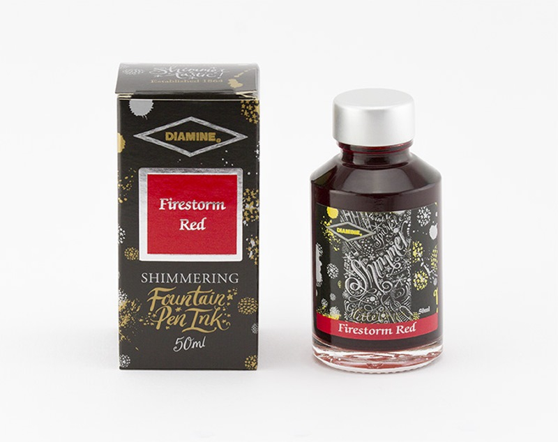 Diamine Tintenfass Shimmering Firestorm red 50ml Diamine Tintenfass Shimmering Firestorm red 50ml von Diamine