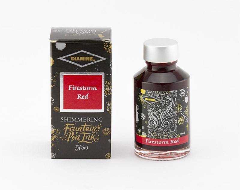 Diamine Tintenfass Shimmering Firestorm red 50ml Diamine Tintenfass Shimmering Firestorm red 50ml von Diamine