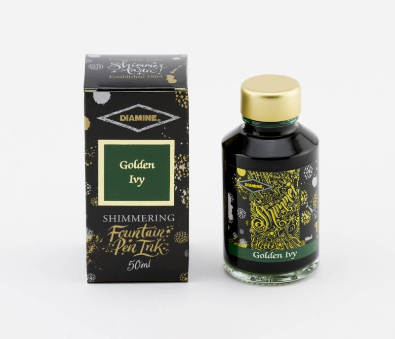 Diamine Tintenfass Shimmering Golden Ivy 50ml Diamine Tintenfass Shimmering Golden Ivy 50ml von Diamine