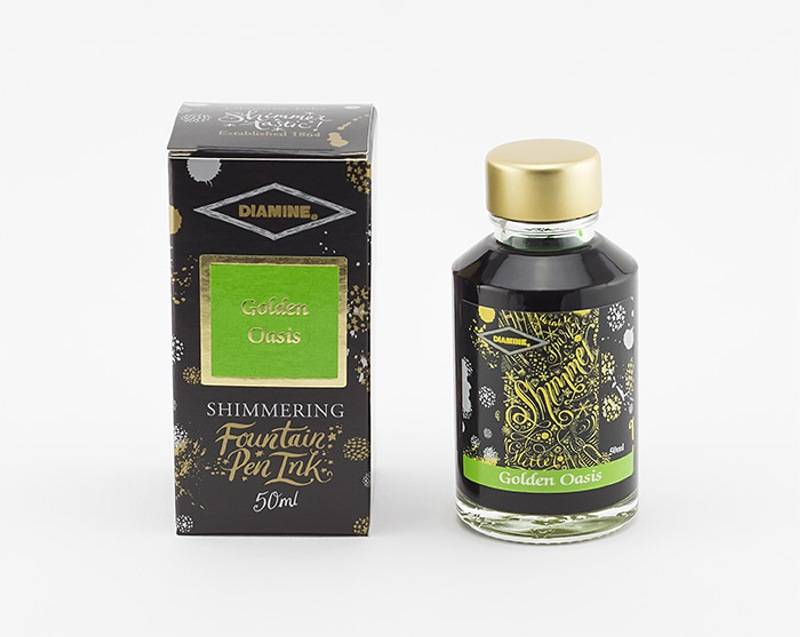 Diamine Tintenfass Shimmering Golden Oasis 50ml Diamine Tintenfass Shimmering Golden Oasis 50ml von Diamine