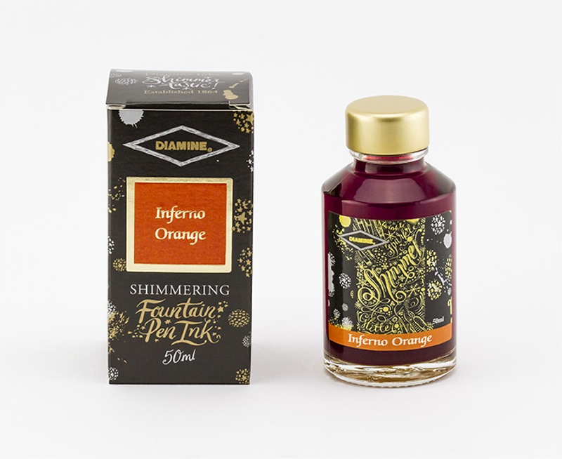 Diamine Tintenfass Shimmering Inferno orange 50ml Diamine Tintenfass Shimmering Inferno orange 50ml von Diamine