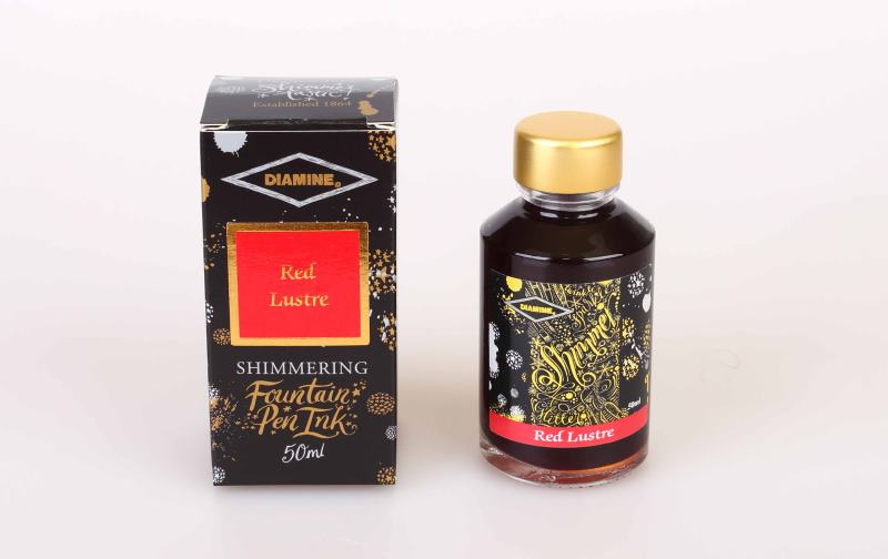 Diamine Tintenfass Shimmering Red Lustre 50ml Diamine Tintenfass Shimmering Red Lustre 50ml von Diamine