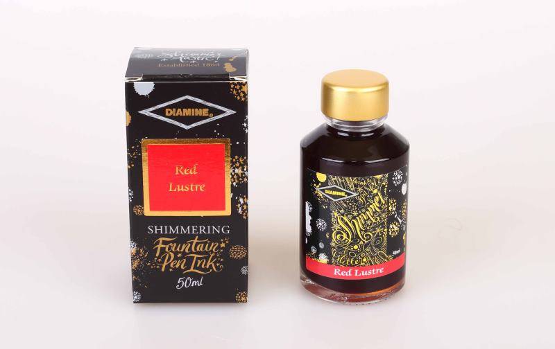 Diamine Tintenfass Shimmering Red Lustre 50ml Diamine Tintenfass Shimmering Red Lustre 50ml von Diamine