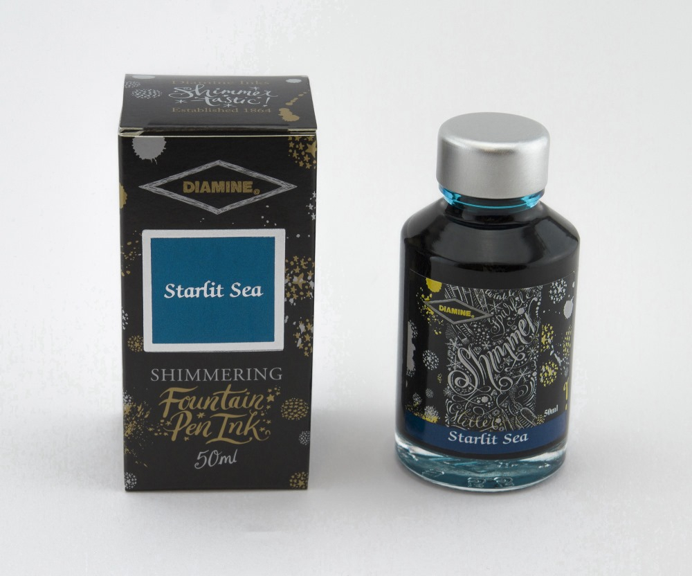Diamine Tintenfass Shimmering Starlit Sea 50ml Diamine Tintenfass Shimmering Starlit Sea 50ml von Diamine