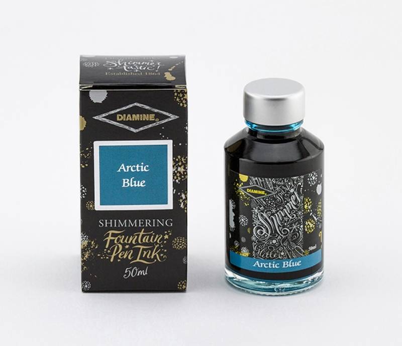 Diamine Tintenfass Shimmering arctic blue 50ml Diamine Tintenfass Shimmering arctic blue 50ml von Diamine