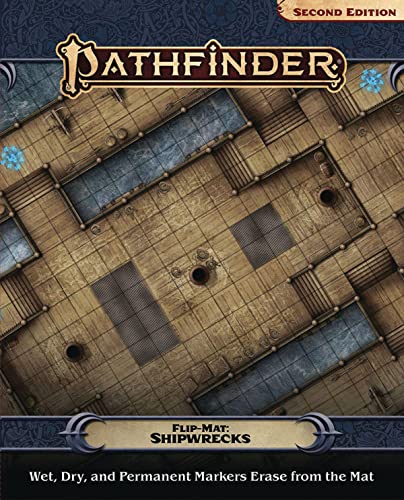 Paizo Inc. PZO30113 Pathfinder Flip-Mat Shipwrecks von Paizo Inc.