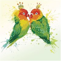 Diamond Painting Verliebte Vögel von Diamond Dotz