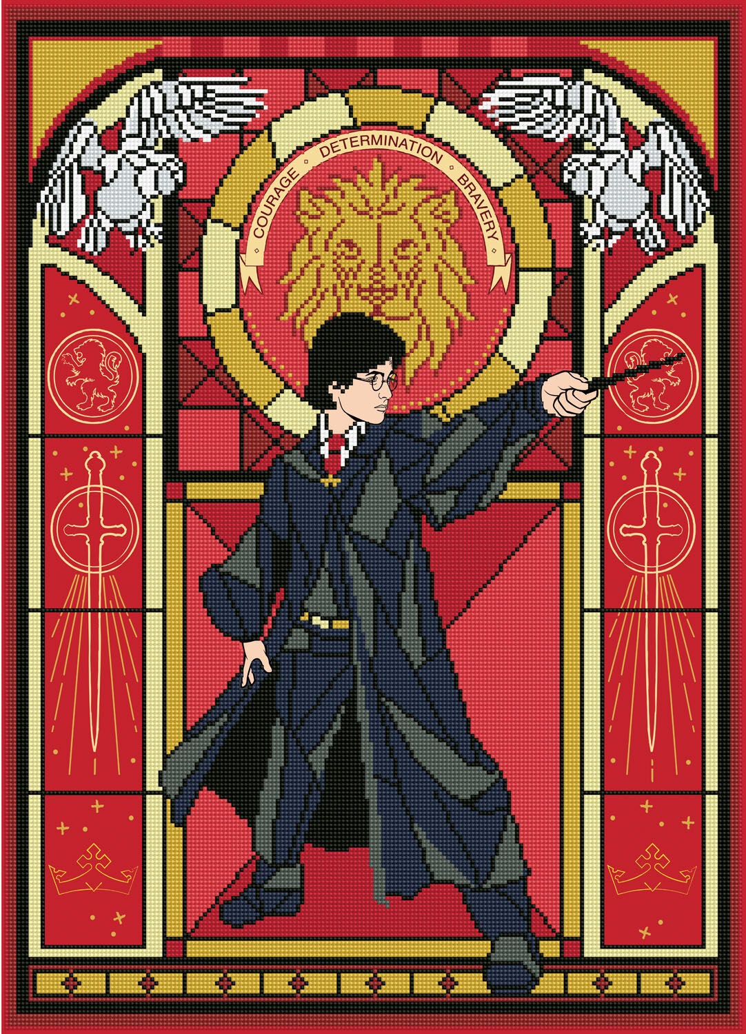 Diamond Dotz Harry Potter Stained Glass Diamond Dotz Harry Potter Stained Glass von Diamond Dotz