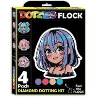 Dotzies - Diamond Painting Neon Anime Mädchen von Diamond Dotz