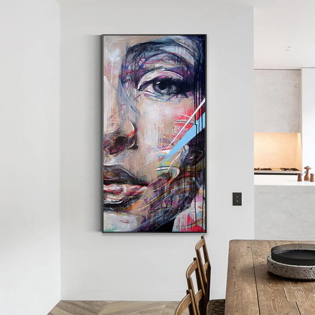 Abstrakte Frau 50x100cm von Diamond Painter