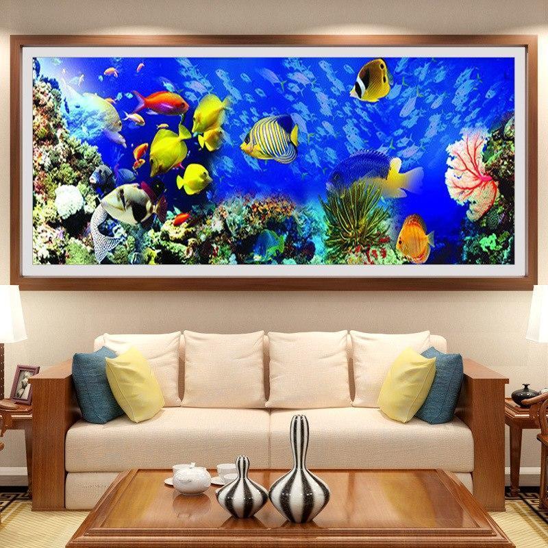 Aquarium ab 40x100cm von Diamond Painter