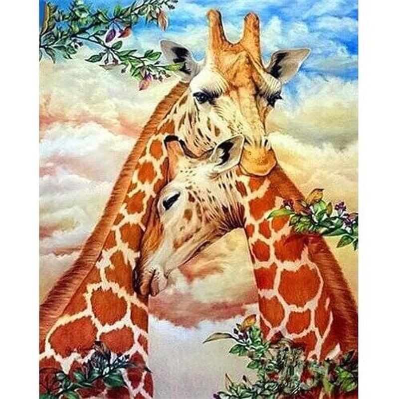 Giraffen | Malen nach Zahlen von Diamond Painter