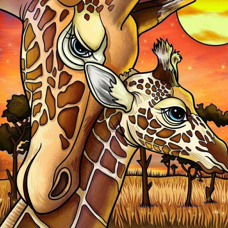 Giraffen von Diamond Painter