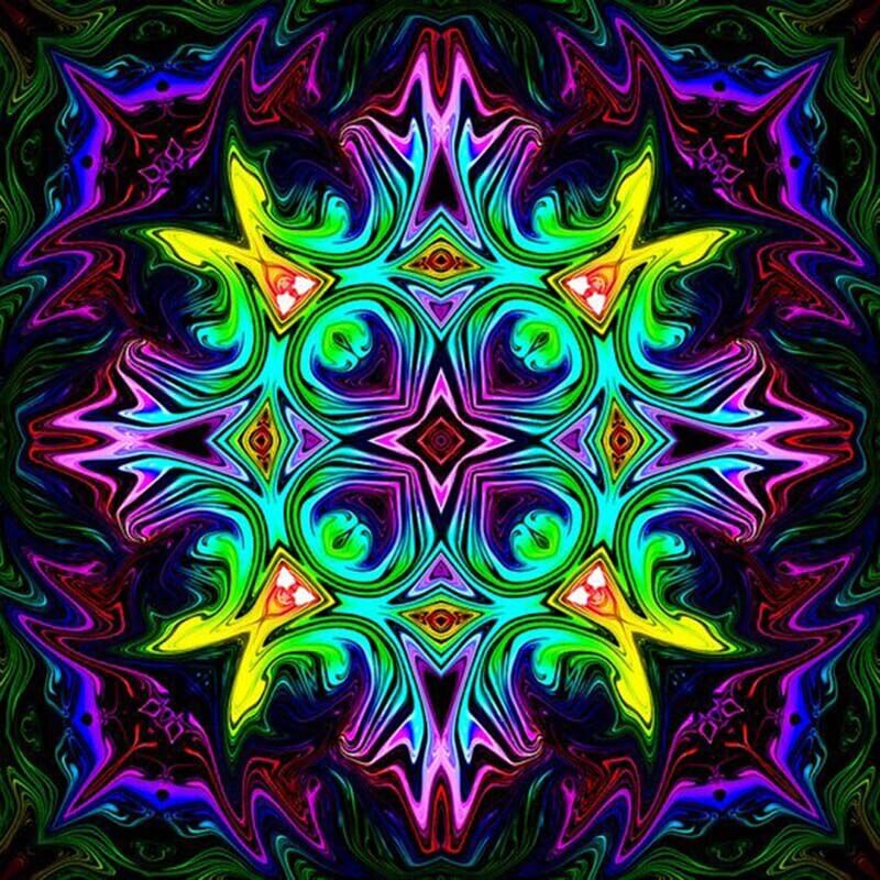 Mandala Neon von Diamond Painter