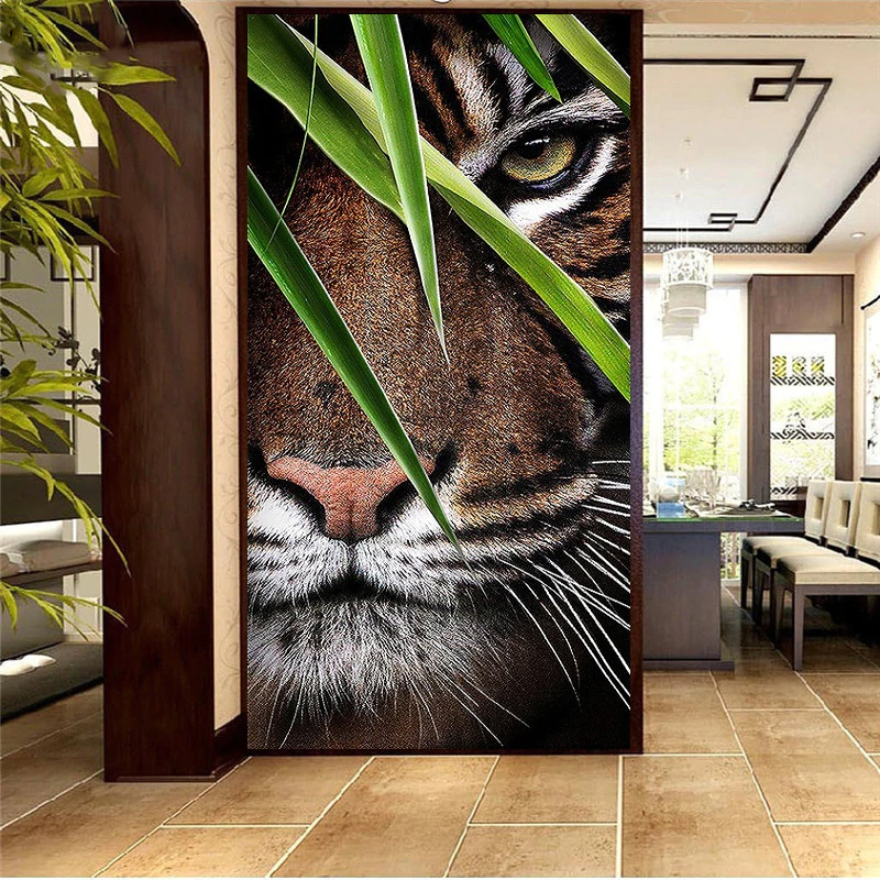 Tigerkopf ab 50x100cm von Diamond Painter