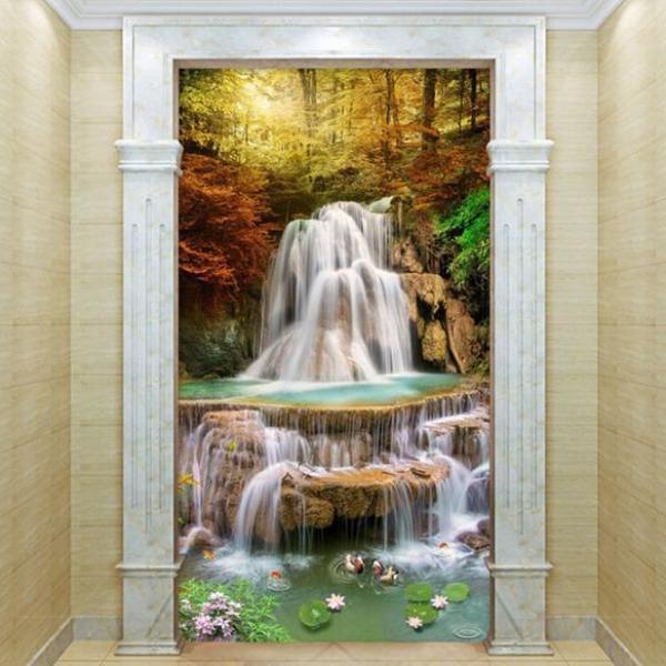 Wasserfall im Wald ab 50x90cm von Diamond Painter