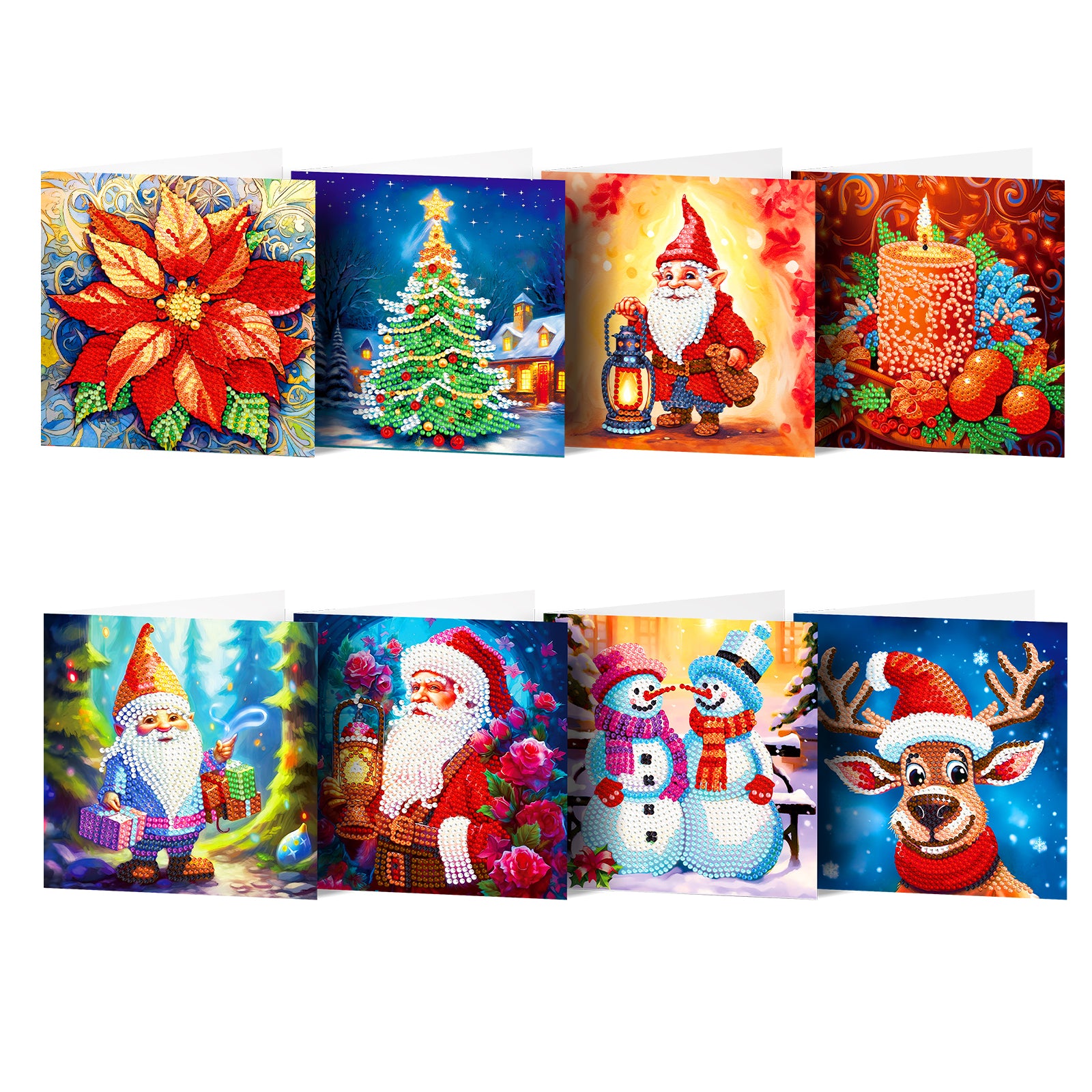 Weihnachtskarten | 8 Stück von Diamond Painter